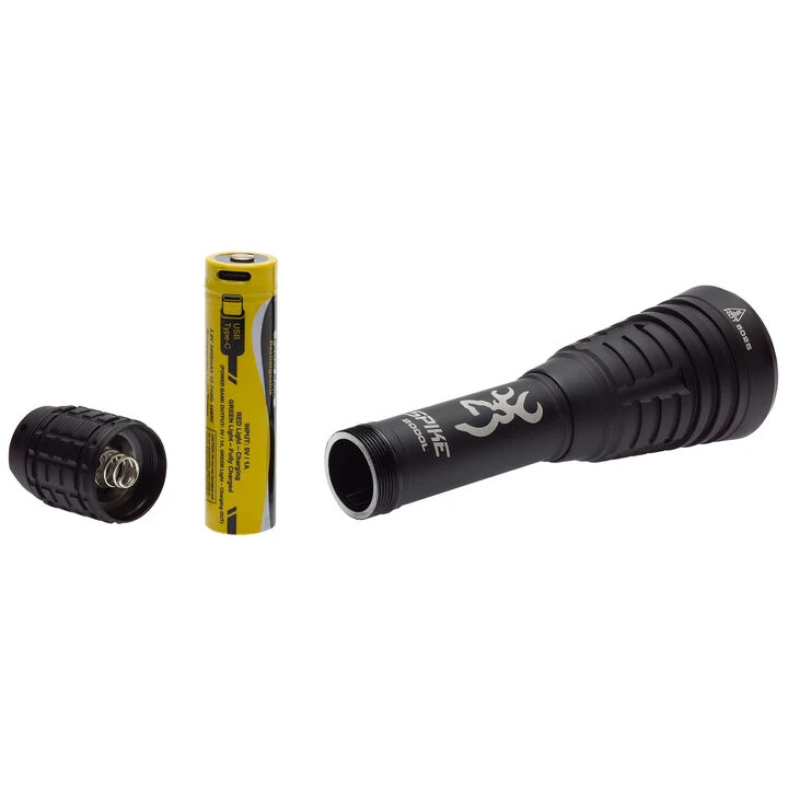 Browning Spike 2200 Lumen USB Rechargeable Flashlight 4 Browning Spike 2200 Lumen USB Rechargeable Flashlight - Image 2