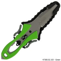NRS Pilot Knife -Camp Chairs Shop 47300 02 103 NRS PilotKnifeWSheath Green 2Txt