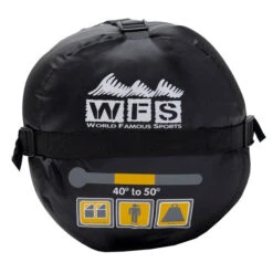 World Famous Sports 40ºF Sleeping Bag 9 World Famous Sports 40ºF Sleeping Bag -Camp Chairs Shop A1001 40F Sleeping Bag 4