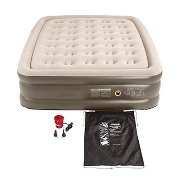 Coleman Double High QuickBed Queen Airbed W/ Electric Pump 3 Coleman Double High QuickBed Queen Airbed W/ Electric Pump