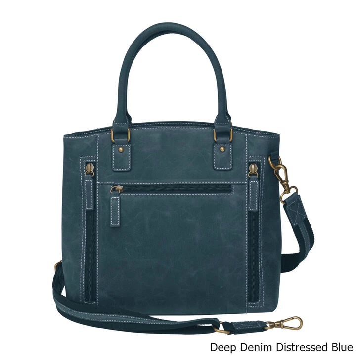 Gun Tote'n Mamas GTM/CZY-51 Distressed Buffalo Leather Concealed Carry Town Tote 5 Gun Tote'n Mamas GTM/CZY-51 Distressed Buffalo Leather Concealed Carry Town Tote - Image 3