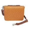 Gun Tote'n Mamas GTM-15 Ostrich Pattern Cross Body Organizer Concealed Carry Bag 2 Gun Tote'n Mamas GTM-15 Ostrich Pattern Cross Body Organizer Concealed Carry Bag -Camp Chairs Shop GTM15 Ostrich Pattern Cross Body Organizer Concealed Carry Bag
