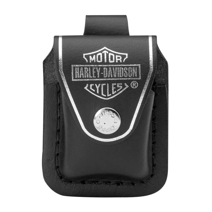 Zippo Harley-Davidson Lighter Pouch W/ Belt Loop 3 Zippo Harley-Davidson Lighter Pouch W/ Belt Loop