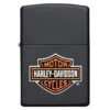Zippo Harley-Davidson Texture Print Classic Logo Black Matte Windproof Lighter 2 Zippo Harley-Davidson Texture Print Classic Logo Black Matte Windproof Lighter -Camp Chairs Shop Harley Davidson Texture Print Classic Logo Black Matte Windproof Lighter