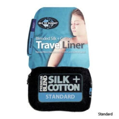 Sea To Summit Silk / Cotton Blend Travel Liner 9 Sea To Summit Silk / Cotton Blend Travel Liner -Camp Chairs Shop SEA311 Premium Blend Silk Cotton Liner Standard