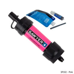 Sawyer Mini Water Filtration System 15 Sawyer Mini Water Filtration System -Camp Chairs Shop SP102 pinkTxt