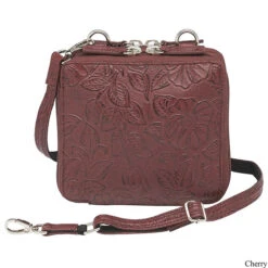 Gun Tote'n Mamas GTM-65/TLD Tooled Cross Body Holster Wallet -Camp Chairs Shop cherry